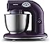 Gourmia EP600 6-Quart, Planetary Action Stand Mixer, with Stainless Steel Bowl Boysenberry- 650 Watts ETL rated 1000 Watts Maximum- Includes Free Recipe Book - 110V