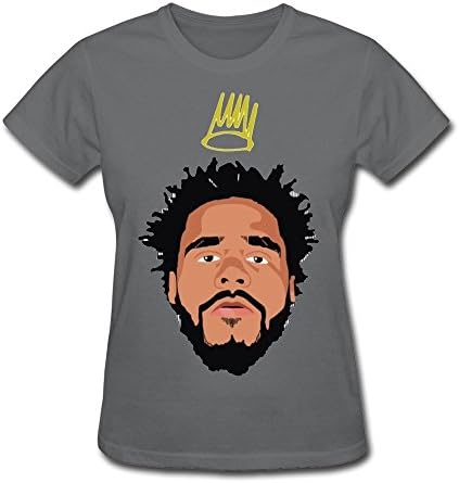 LOHUIOI Women's The Digital Music J. Cole T-shirt Size S DeepHeather