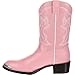 Durango Kids BT858 Lil' 8 Inch,Dusty Pink 'N Chrome,12 D US Little Kid