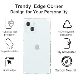 LoeoeL for iPhone 15 Clear Case Rectangle