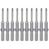Vbestlife 10Pcs Electric Screwdriver Bits,Cross