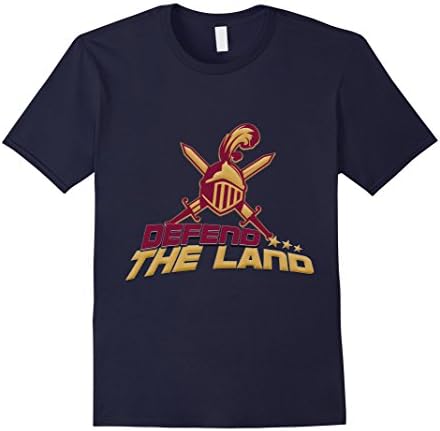Men's Defend The Land Shirt - Cleveland basketball T shirt XL Navy