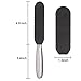 Foot File Heel Callus Remover - Professional Stainless Steel Metal Durable Scraper Cracked Dead Skin Pedicure Rasp Toe Scrubber Tool with 12 Refill Pads Grits