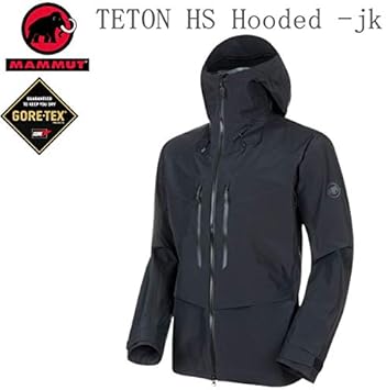 Amazon Co Jp Mammut マムート メンズ ジャケット ゴアテックス Gore Tex Teton Hs Hooded Jacket 1010 271 Black 0001 Mammut ゴアテックス ジャケット C1 S Jpn M スポーツ アウトドア