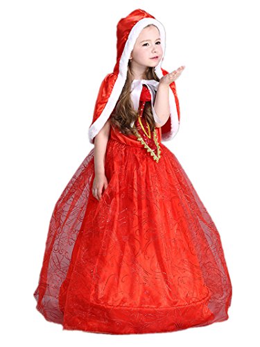 Sorrica Children Girls Cosplay Costume Princess Palace Outfit Party Dress