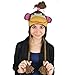 Adult Size Womens Woolen Winter Animal monkey Hat-Brown-one size