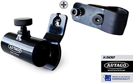 ArtagoK502 Metal bracket for U-lock fixed to tubes or screws, bicycle and motorcycle.