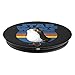 Star Wars Cute Porg Silhouette Retro Background PopSockets Standard PopGrip