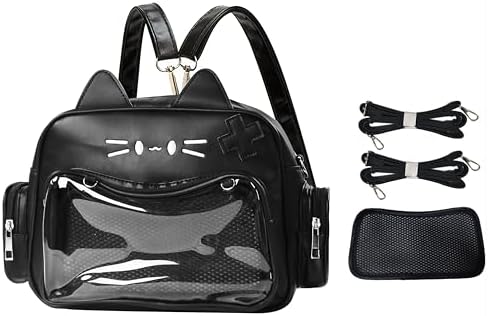 Amazon.com | Lifelix Ita Bag Backpack with Insert, Kawaii Pin