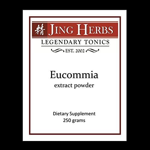 Jing Herbs Eucommia Extract Powder Bulk 250 Grams by Jing Herbs