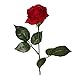 10 Head Real Touch Latex Rose Flowers for Wedding Bouquet Decoration 8 Colors (KC305 Red Rose)