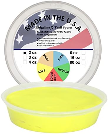 2 oz Hand Therapy Putty, Yellow - Soft