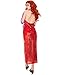 miccostumes Women's Jessica Red Costume Cosplay Sequin Dress with Gloves (L)