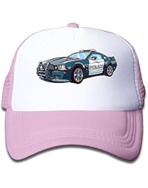 Police Car Kids Infant Trucker Baseball Cap