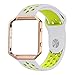Fitbit Blaze Sport Band with Frame, Alritz Soft Silicone Replacement Strap Breathable Wristband for Fitbit Blaze Fitness Watch