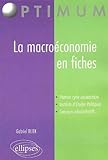 Image de La macroéconomie en fiches