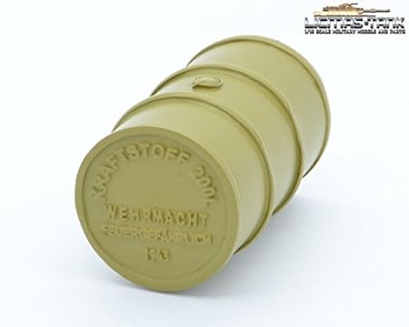 Benzinfass Fass 200 Liter Wehrmacht Wüste licmas-tank 1:16