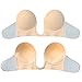 Deceny CB Invisible Bras for Women Push Up Strapless Self Adhesive Silicone Bra (D, Nude)