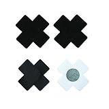SoarDream Very beautiful Nipple Cover Pasties, Pasties Breast, 5 Pairs (Black)