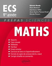 Mathématiques, ECS, 1re année