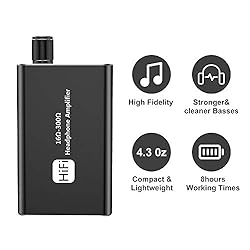 Headphone Amplifier Two-Stage Gain Switch, Portable