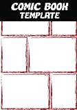 Image de Comic Book Template:Blank Comic Book - Basic 7 Panel 7x10 Over 100 pages, Create By Yourself, For Drawing your own Comic Book (Blank Comic Strips)Volu