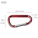 12 Pack Aluminum Carabiner Key Chain,D Shape Improved Durable Spring-loaded Gate Carabiners Clips Hook,Perfect for Camping,Hiking,Traveling,Fishing