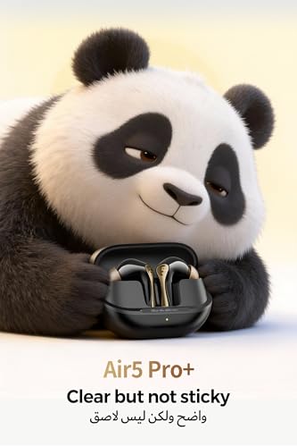 SoundPEATS Air5 Pro+ Hifi Wireless Earbuds with 55dB Adaptive Hybrid ANC, xMEMS & Aptos Class-H Amplifier, LDAC & aptX Lossless Bluetooth Earphones, Hi-Res Audio, Qualcomm Snapdragon Sound, APP