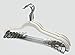 Jeronic 12 Pack Ivory Velvet Hangers Clothes Hangers Velvet Hanger Clothing Hangers Clothes Hanger Suit Hanger Ultra Thin No Slip for Shirts, Suit and Dresses