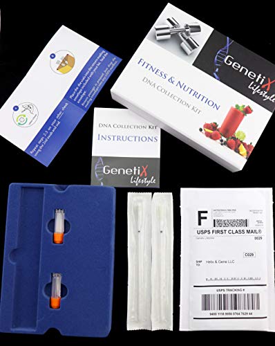 Genetix Lifestyle* Fitness & Nutrition DNA Collection Kit w/Personalized Weight Loss + Exercise Program Through DNA