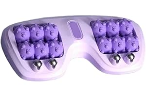 Airniese Portable Dual Foot Massage Roller,3-In-1 Acupressure Massage,Deep Tissue Pressure Relief And Improved Circulation,Su