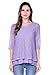 Bearsland Maternity Women's Lace Breastfeeding Nursing Tops,Purple,Large