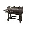 iCOVER-65-Inch-Heavy-Duty-water-proof-black-oxford-BBQ-Barbecue-grill-cover-for-gas-and-charcoal-combination-style-Grill-with-side-table-G21609-for-Brinkmann-char-broil-Nexgrill-Char-griller
