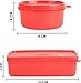 TP-860-T187 Tupperware Premier Lunch (Including Bag) With Two Bowls, One Tumbler and One Square Box allows you to Pack a Complete Lunch