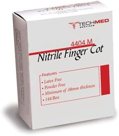 Nitrile Finger Cots, Large 144 pk
