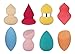 BS-MALL(TM) 8pc Latex Free Flawless Makeup Blender Foundation Puff Multi Shape Sponges (Style 2)