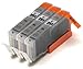3 Pack Compatible Canon PGI-250 , CLI-251, Canon 251, Canon 250 3 Gray for use with Canon PIXMA iP7220, PIXMA MG5420, PIXMA MG5422, PIXMA MG6320, PIXMA MX722, PIXMA MX922. Ink Cartridges for inkjet printers. CLI-251GY © Blake Printing Supply