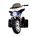 Aosom Kids 6V Electric Powered Ride On Toy Police Motorcycle