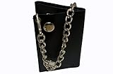 Genuine Leather Chain Wallet (Black) and Bewild Balloon