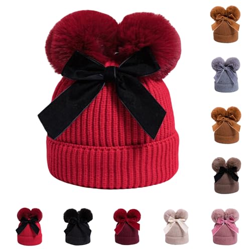 Custom Toddler Beanie Personalised Baby Boys Girls Beanies Kids Winter Hats Children Knit Warm Caps