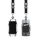 Gear Beast Cell Phone Lanyard - Mobile Phone Lanyard with Case Holder, Card Pocket, Soft Neck Strap, and Detachable Clip - Compatible with iPhone, Galaxy, & Most Smartphones - Black