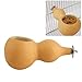 AZXAZ Birds Feeder Bowl Natural Gourd Cage Food Feeding Bowl Bite Resistant Pet Parrot Drinking Water Container for Pet Birds Cage Accessoriesthumb 3