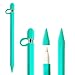 Apple Pencil 1st Case Holder TOOVREN Silicon iPad Pro Pen Cover with Stylus Cap Holder and Protective Nib Cover for Apple iPad Air iPad Mini iPad Pro 9.7'' 10.5'' 12.9'' Pencil Aqua