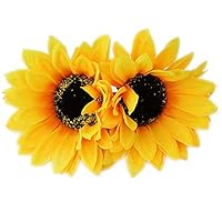 Patiky Sunflower Hair Clips for Women Girls Non Slip Alligator Clips Hairpin TS08 (2pcs Sunflower Hair Clips)