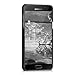 kwmobile Case for Samsung Galaxy A5 (2016) - Brushed Aluminum Hard Case Shockproof Protective Back Cover - Black