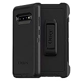 OtterBox DEFENDER SERIES Case for Galaxy S10+ - Retail Packaging - BLACK (Renewed)