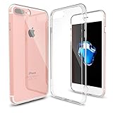 iPhone 7 Plus Case,Splaks [Crystal Shell] Extra Shock-Absorb Clear back panel ,Extreme Lightweight Transparent Soft Flexible Silicone Rubber Anti-Scratch Protective Cover for iPhone 7 Plus