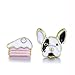 30 Pairs Gold Plated Stainless Steel Post Small Cute Multiple Animal Flower Faux Pearl CZ Stud Earrings Set for Girls Kids New Year Christmas Gift