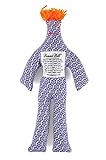 Dammit Doll - Classic Dammit Doll - Fleurs De Lilas - Purple & White, Orange Hair - Stress Relief, Gag Gift