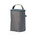 J.L. Childress TwoCOOL Breastmilk Cooler - Double Baby Bottle & Food Bag - Ice Pack Included - Fits 2-4 Bottles - Insulated & Leak Proof Bottle Bag - Breastmilk Cooler Bag for Travel - Grey/Teal